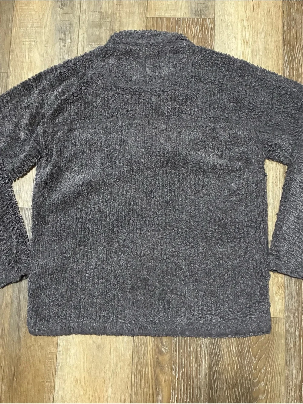 True Grit Frosty Cord Pile 1/4 zip Sherpa Fleece Pullover Men’s L High Pile Ski